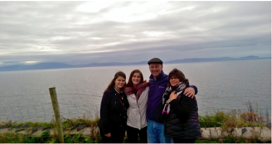 Family photo in Dingle, Co. (Courtesy of Claire O’Reilly)