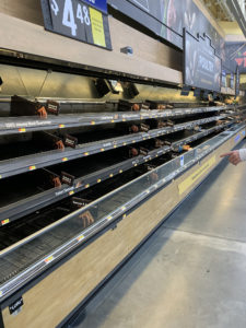 Coronavirus Empty Shelves