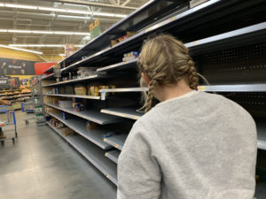 Coronavirus Empty Shelves