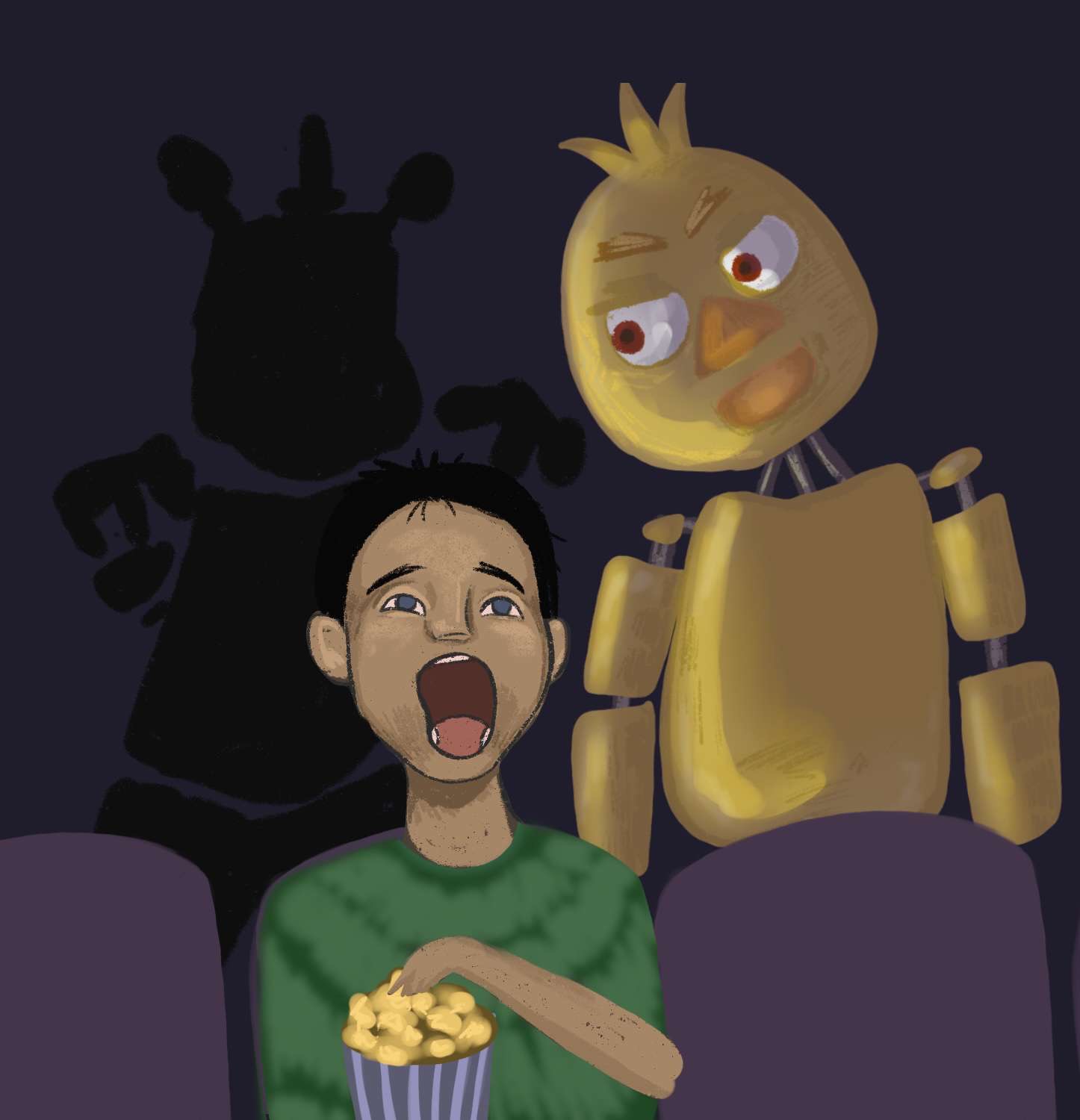 Fnaf movie fanart in 2023  Fnaf movie, Fnaf funny, Fnaf